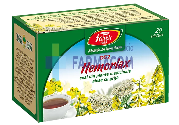 CEAI HEMORLAX * 20 PLIC FARES, [],farmacom.ro