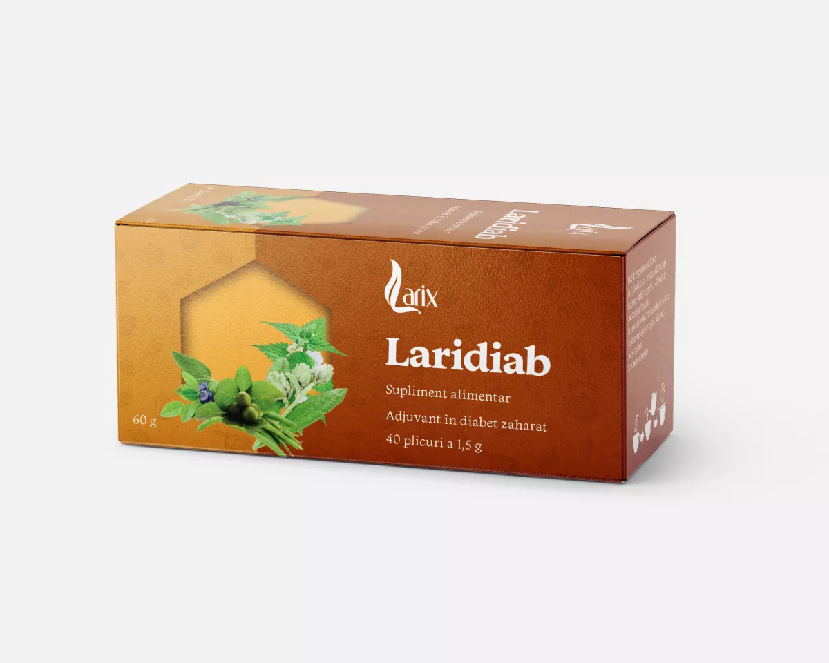 CEAI LARIDIAB-ANTIDIABETIC * 40 PLIC LARIX, [],farmacom.ro