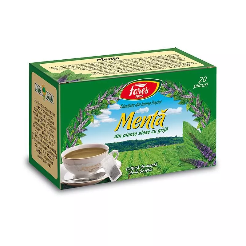 CEAI MENTA, 20 PLICULETE, FARES, [],farmacom.ro