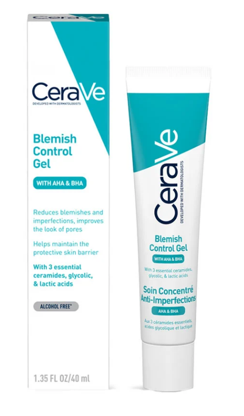 CeraVe Blemish Control Gel cu AHA si BHA, 40 ml, Cerave, [],farmacom.ro