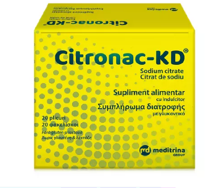 Citronac KD pulbere, 20 plicuri, Meditrina, [],farmacom.ro