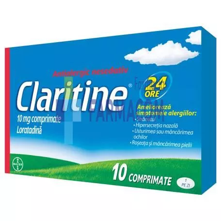 Claritine, 10 mg, 10 comprimate, [],farmacom.ro