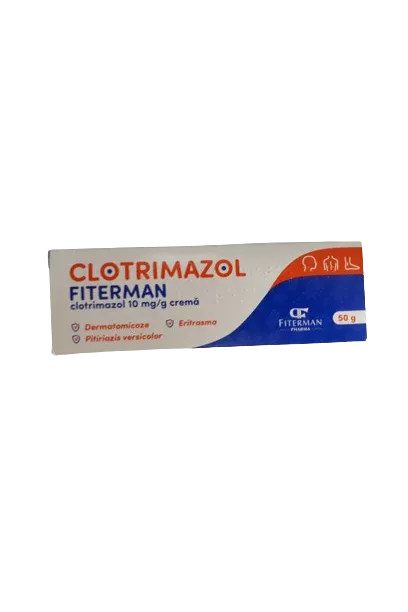 CLOTRIMAZOL CREMA 10 MG/G * 50 G FITERMAN, [],farmacom.ro