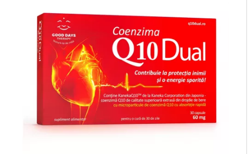 Coenzima Q10 Dual, 60 mg, 30 capsule, Good Days Therapy, [],farmacom.ro