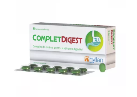 COMPLET DIGEST * 30 COMPRIMATE HYLLAN, [],farmacom.ro