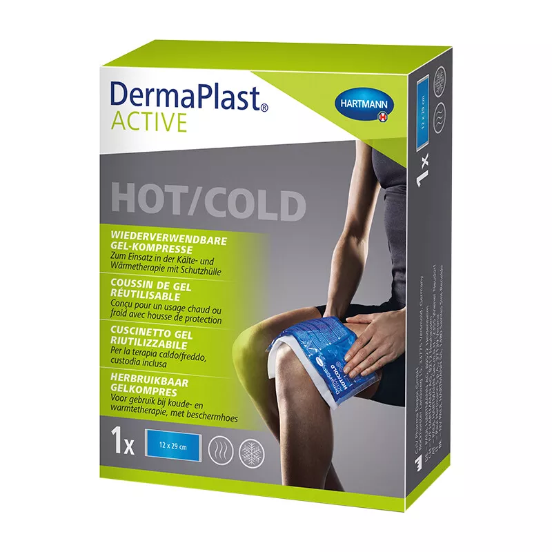 COMPRESA CU GEL REUTILIZ.DERMAPLAST HOT/COLD 12*29CM 522323, [],farmacom.ro