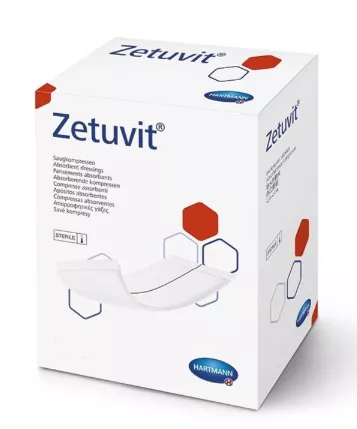 COMPRESE STERILE ZETUVIT 10*10CM  25 BUC