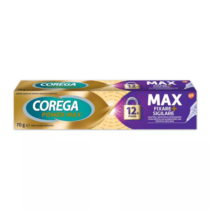 COREGA PASTA MAX FIXARE+SIGILARE * 70 G 2625, [],farmacom.ro
