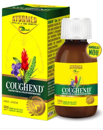 COUGHEND SIROP FARA ZAHAR * 100 ML