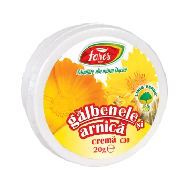 CREMA CU GALBENELE SI ARNICA, C30 * 20 G FARES, [],farmacom.ro