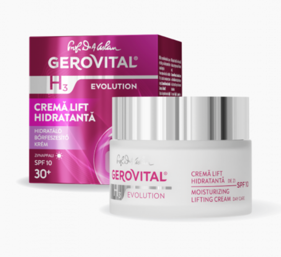CREMA LIFT HIDRATANTA ZI 30+ SPF10, GEROVITAL H3 EVOLUTION 50 ML 2210, [],farmacom.ro