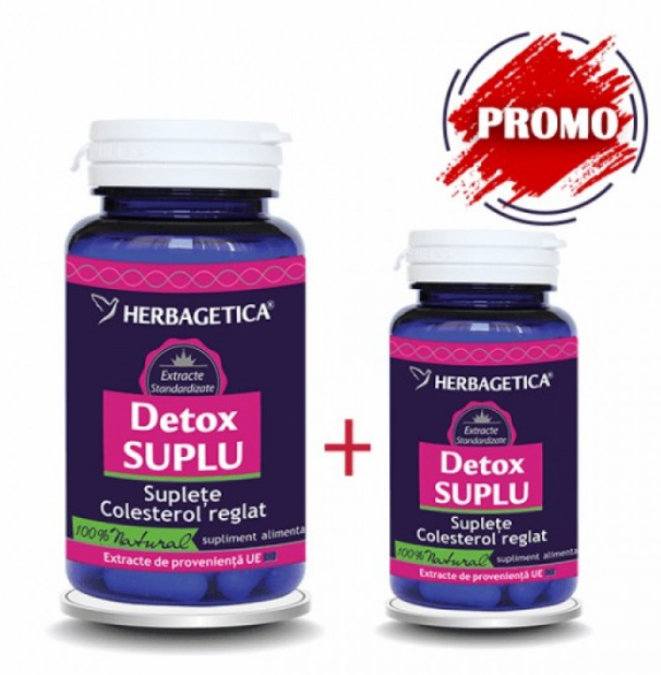 DETOX SUPLU * 60 CPS+10 CPS HERBAGETICA