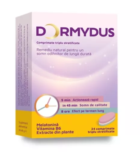 Dormydus, 24 comprimate, Terapia, [],farmacom.ro