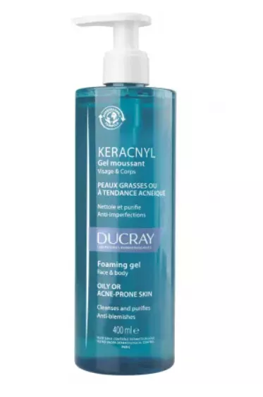 DUCRAY KERACNYL GEL CURATARE ANTI-ACNEE * 400 ML 7517, [],farmacom.ro