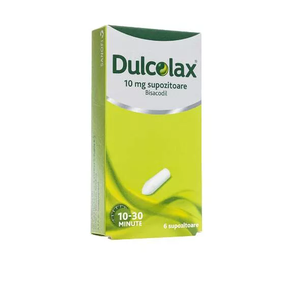 Dulcolax supozitoare, 10 mg, 6 bucati, Sanofi, [],farmacom.ro