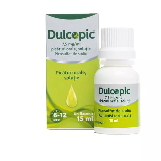 Dulcopic picaturi orale, 7.5mg, 15ml, Sanofi, [],farmacom.ro