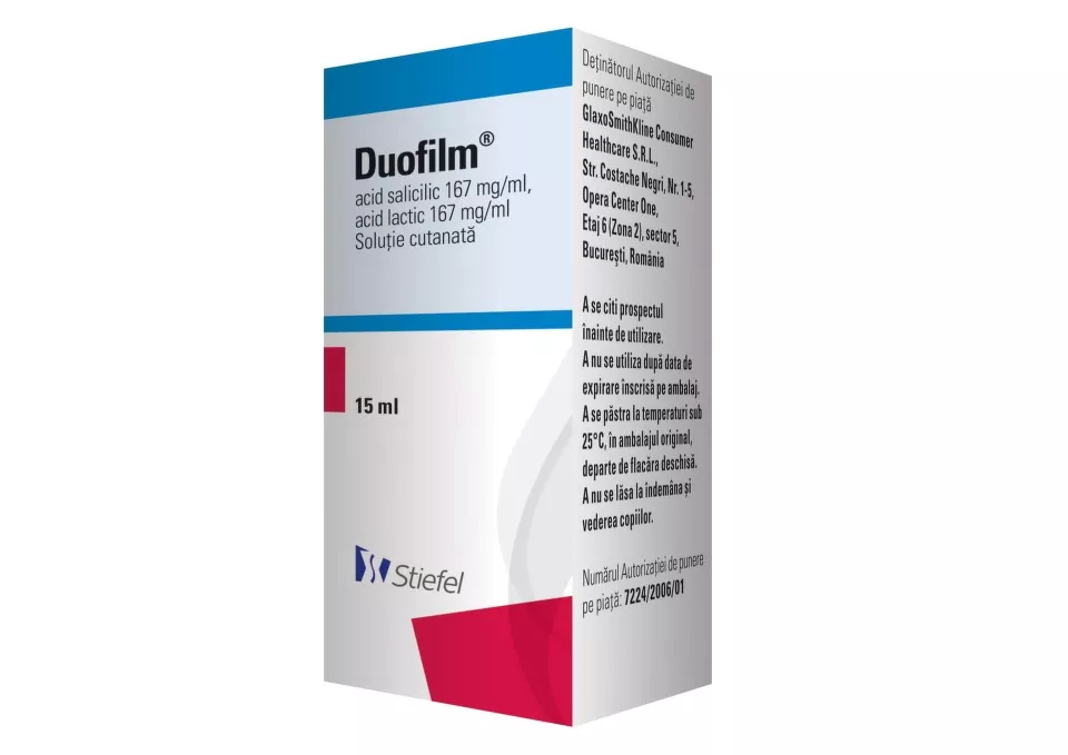 Duofilm solutie cutanata, 15 ml, Stiefel, [],farmacom.ro