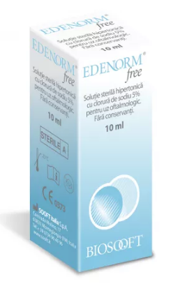 Edenorm Free 5% solutie oftalmica, 5%, 10 ml, [],farmacom.ro