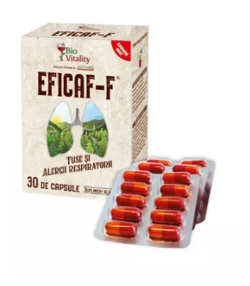 Eficaf-F, 30 capsule, Bio Vitality, [],farmacom.ro