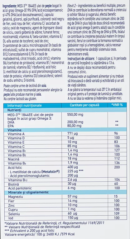 Elevit 2, 30 comprimate, Bayer
