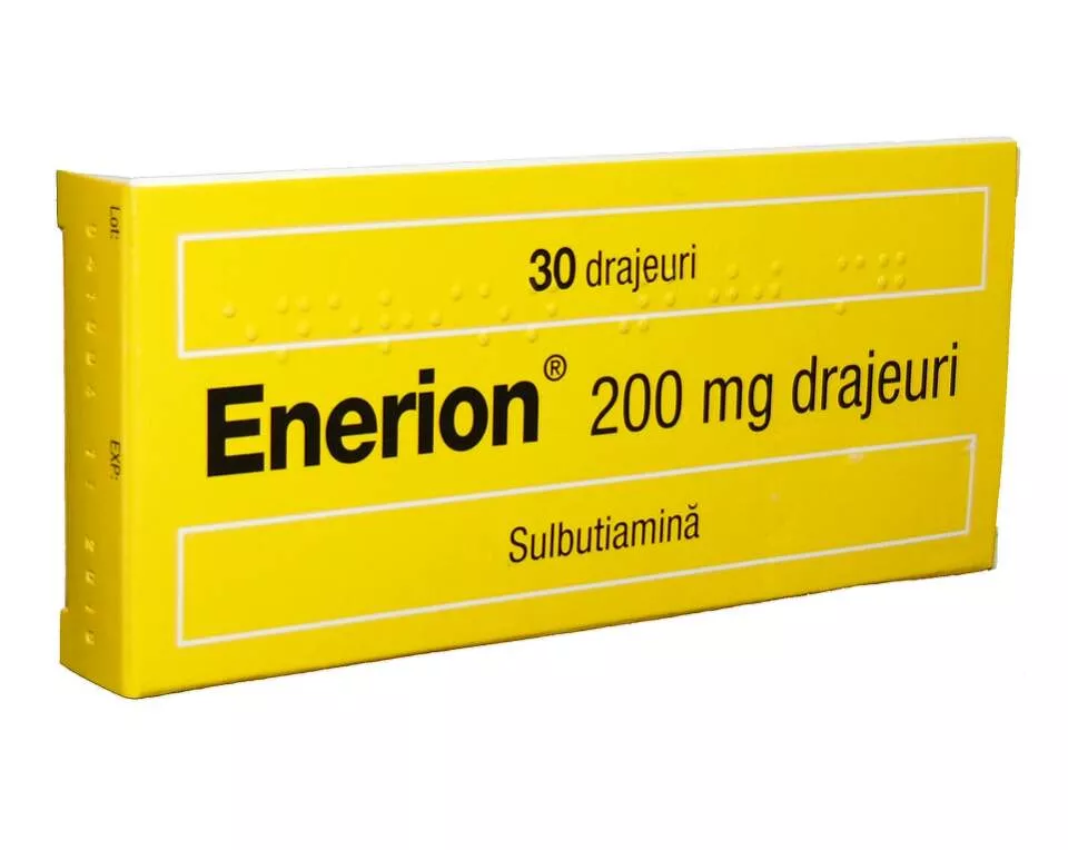 Enerion, 200 mg, 30 drajeuri, Laboratoires Servier, [],farmacom.ro
