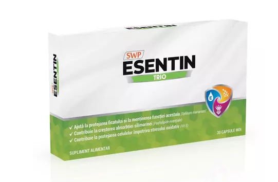 Esentin Trio, 30 capsule, Sun Wave Pharma, [],farmacom.ro