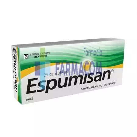 ESPUMISAN 40 MG * 25 CPS, [],farmacom.ro