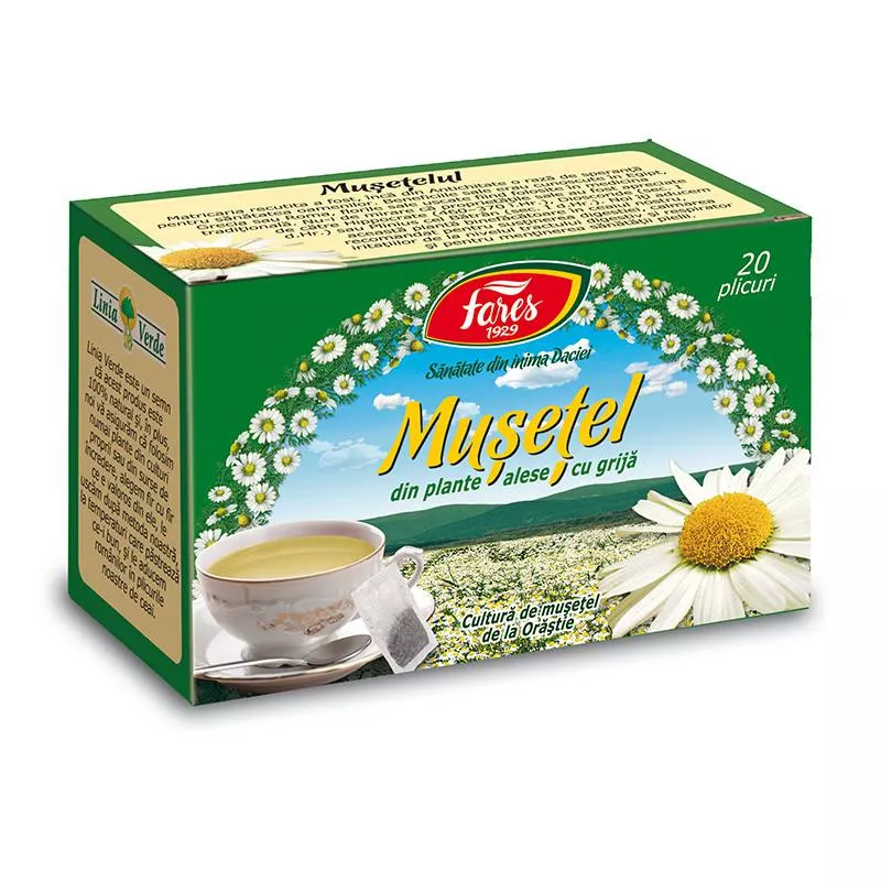 FARES - CEAI DE MUSETEL, 20 PLICURI, [],farmacom.ro