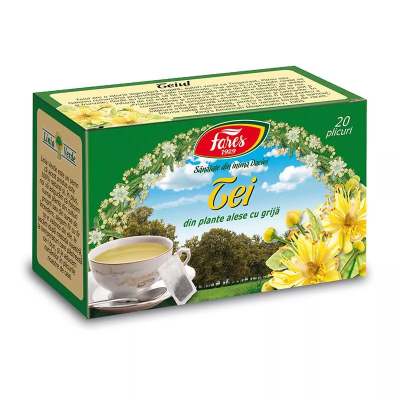 FARES - CEAI DE TEI, 20 PLICURI, [],farmacom.ro