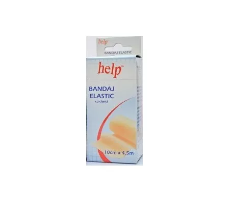 FASA ELASTICA CU CLEMA HELP 10CM*4.5M, [],farmacom.ro