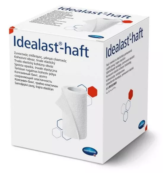 Idealast Haft fasa elastica auto-adeziva, 12 cm/4m, [],farmacom.ro