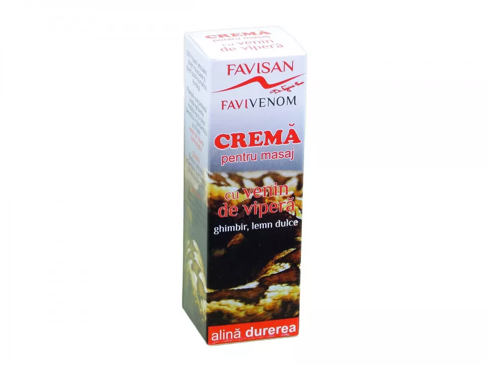 FAVIVENOM CREMA PENTRU MASAJ CU VENIN DE VIPERA * 50 ML