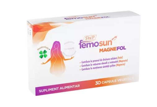 Femosun Magnefol, 30 capsule, Sun Wave Pharma, [],farmacom.ro