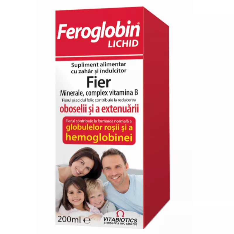 FEROGLOBIN SIROP, 200 ML, [],farmacom.ro