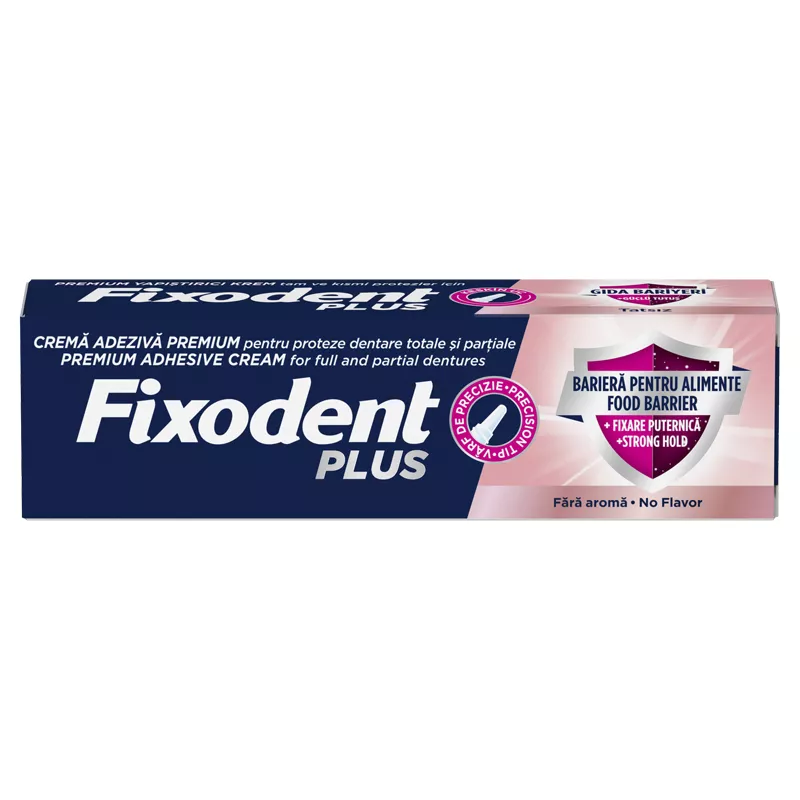 FIXODENT PLUS FOOD BARRIER PASTA ADEZIVA * 40 G, [],farmacom.ro