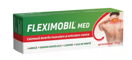Fleximobil Med, gel emulsionat, 170 g, Fiterman, [],farmacom.ro