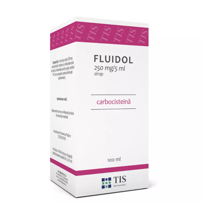 FLUIDOL 250MG/5ML * 100 ML, [],farmacom.ro
