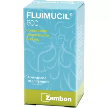 FLUIMUCIL 600 MG * 10 CPR EFF, [],farmacom.ro