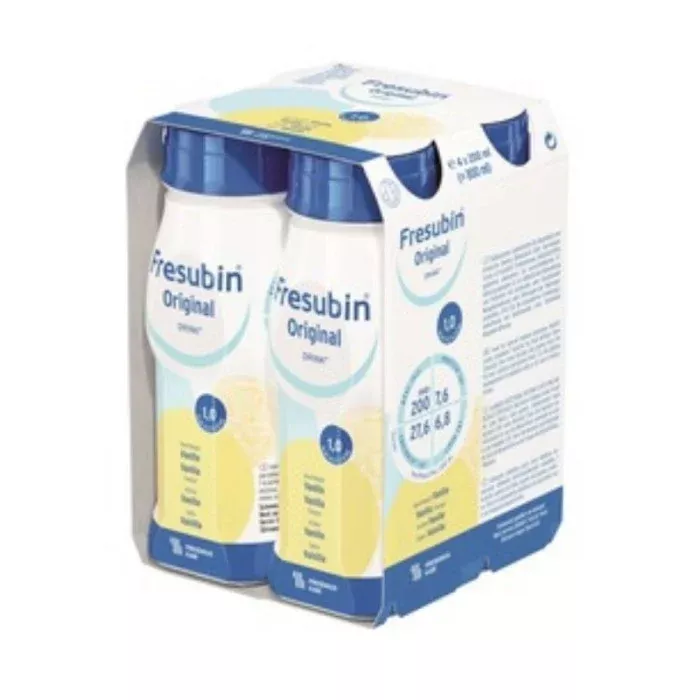Fresbusin Original, Bautura cu aroma de vanilie, 4 x 200 ml, [],farmacom.ro