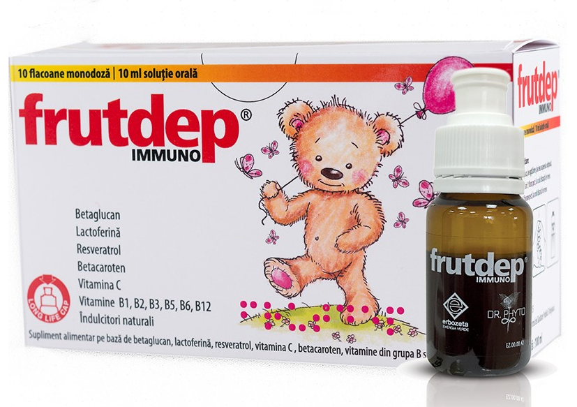 Frutdep Immuno, 10 monodoze, Dr. Phyto, [],farmacom.ro