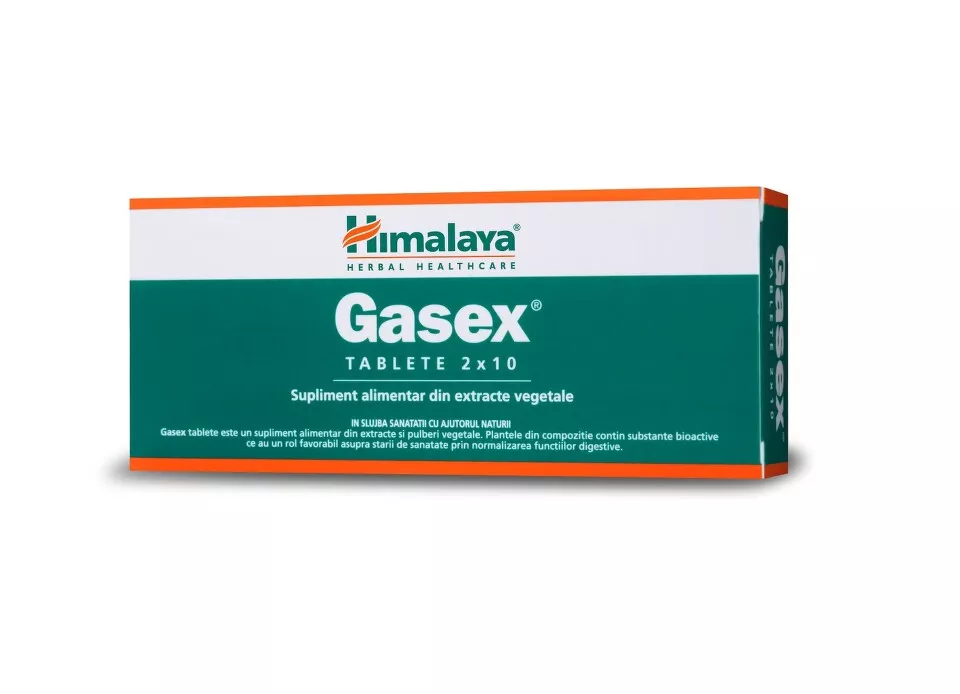 Gasex, 20 tablete, Himalaya, [],farmacom.ro