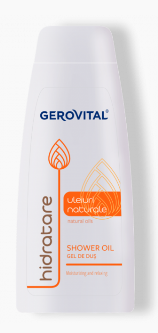 Gel de dus Gerovital cu uleiuri naturale, 100 ml, [],farmacom.ro