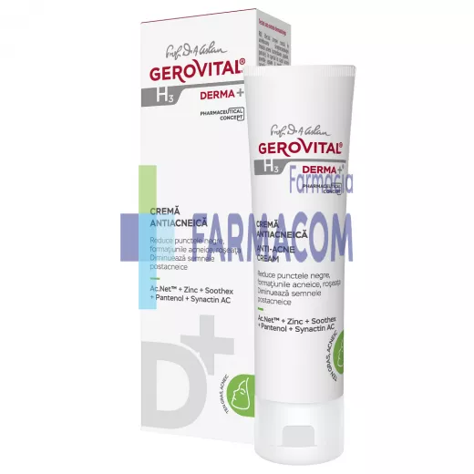 GEROVITAL H3 DERMA+ CREMA ANTIACNEICA, 50 ML, [],farmacom.ro