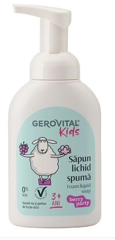 GEROVITAL KIDS SAPUN LICHID SPUMA BERRY PARTY * 300 ML 7570, [],farmacom.ro