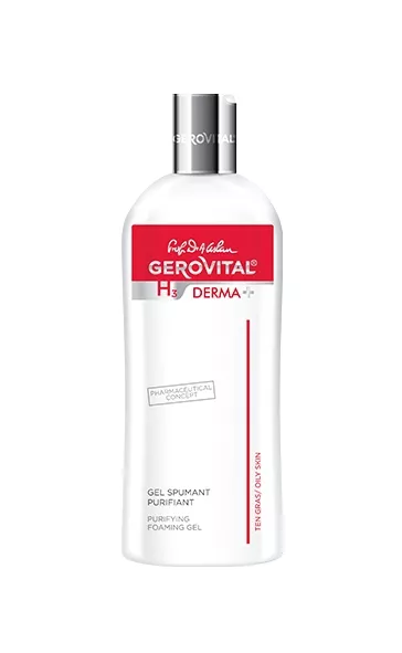 GEROVITAL H3 DERMA+ GEL SPUMANT PURIFIANT 200ML 3850, [],farmacom.ro