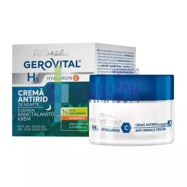 GHR HYALURON C CREMA ANTIRID DE NOAPTE 50ML 4930, [],farmacom.ro
