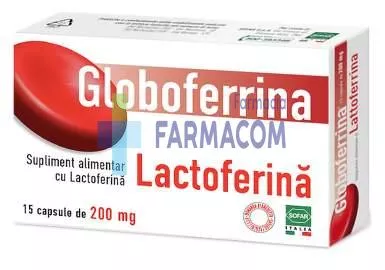 Globoferrina, 200 mg, 15 capsule, Sofar, [],farmacom.ro