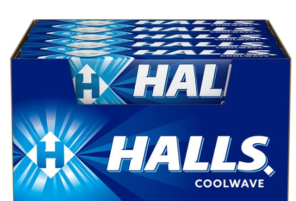 HALLS COOLWAVE * 1 TUB, [],farmacom.ro