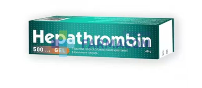 Hepathrombin Gel, 500 UI/g, 40g, Hemofarm, [],farmacom.ro