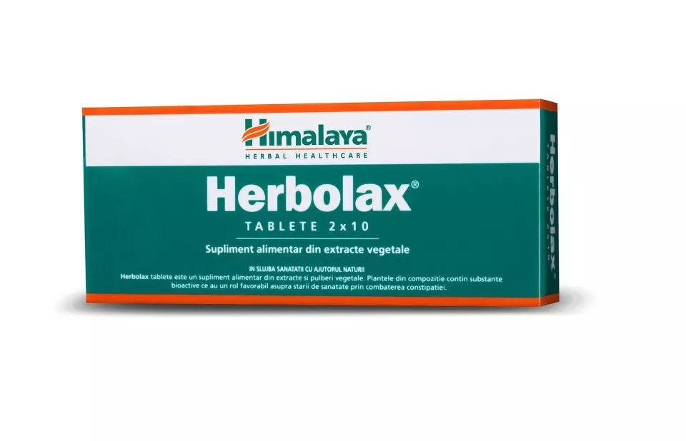 Herbolax, 20 tablete, Himalaya, [],farmacom.ro